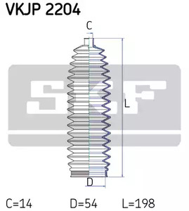 Фото VKJP2204 Комплект пыльника SKF {forloop.counter}}